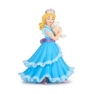 Papo Figurine Blue Princess with Cat