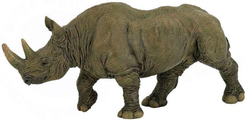 Papo Figurine Black Rhinoceros / Figurine Rhinocéros Noir Papo