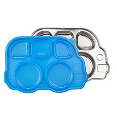Stainless Platter Blue / Plateau en acier inoxydable bleu