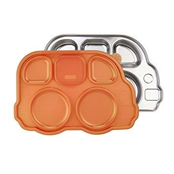Stainless Platter Orange
