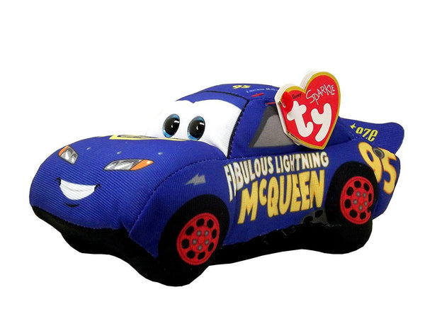 TY Cars Sparkle - Fabulous McQueen (Blue) (Small)