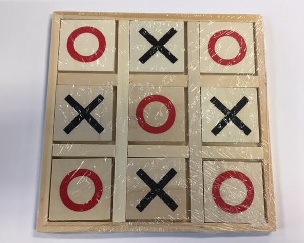 CLS Imports Wooden Tic Tac Toe