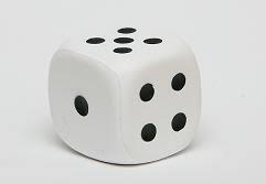 Stress Relief Dice (White)
