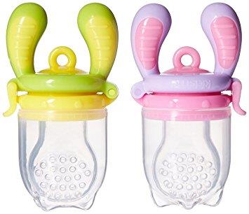 Kidz Food Feeder Starter Pack - Lime Green & Lavender