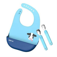 Kidz Baby Deluxe Dining Set - Aquamarine / Kidz Baby Ensemble bavoir de luxe - Aigue-marine