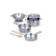 Melissa & Doug Play Set Pots and Pans (8 Pieces) / Ensemble de jeu de casseroles et poêles (8 pièces)
