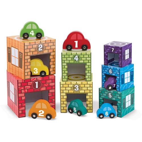 Melissa & Doug Nesting and Sorting Garage and Cars