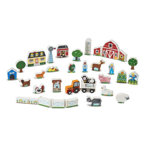 Melissa & Doug Play Set Farm and Tractor