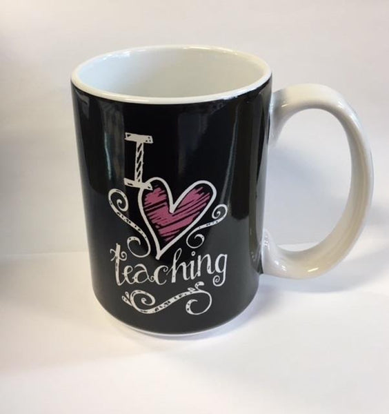 I Love Teaching Mug / Tasse « J'adore enseigner »