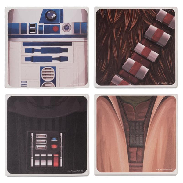 Star Wars 4 Pcs Ceramic Coaster Set