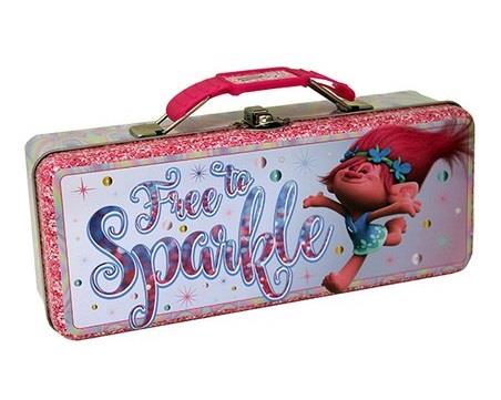 Trolls Tin Pencil Case / Trousse en métal