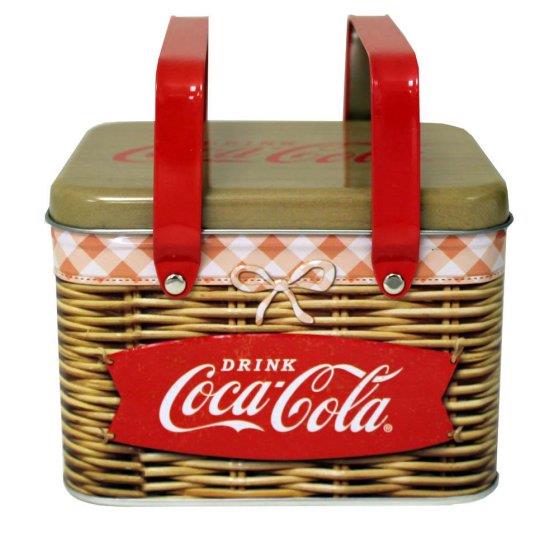 Coca-Cola Tin Picnic Basket