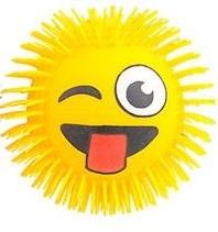 Emoji Puffer Ball Med (Yellow - Tongue Out)