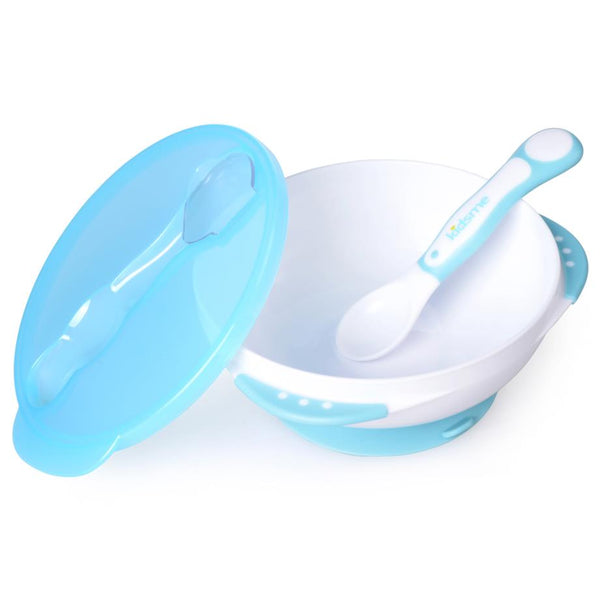 Suction Bowl Set Blue