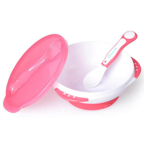 Suction Bowl Set Pink
