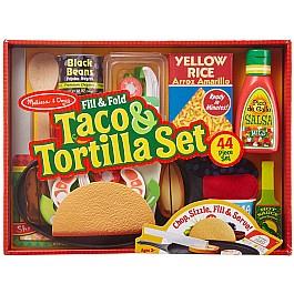 Melissa & Doug Fill and Fold Taco and Tortilla Set - Jouets LOL Toys