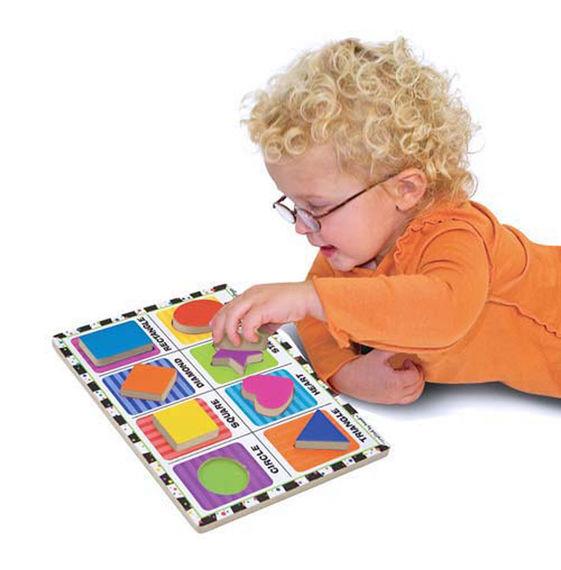 Melissa & Doug Shapes Chunky Puzzle - Jouets LOL Toys