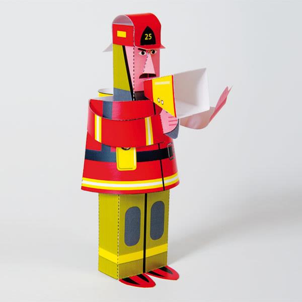 Hartiatoys DIY Paper Craft Kit Firefighters - Jouets LOL Toys