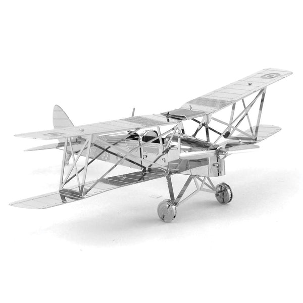 Metal Earth De Havilland Tiger Moth Plane Metal 3D Model - Jouets LOL 