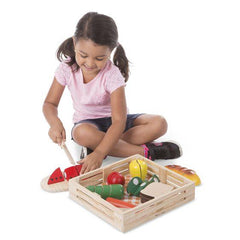 Melissa & Doug Wooden Cutting Food / Melissa & Doug Nourriture à Découper en Bois