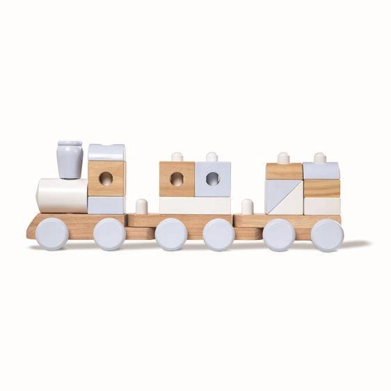 Melissa & Doug Jumbo Stacking Train (Neutral) (Montreal, In-Store or Pickup ONLY)
