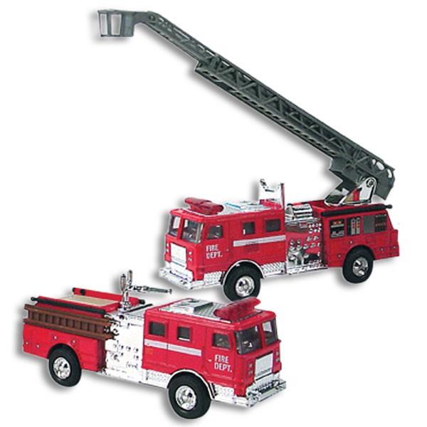 Die Cast Fire Engine Car Pull Back