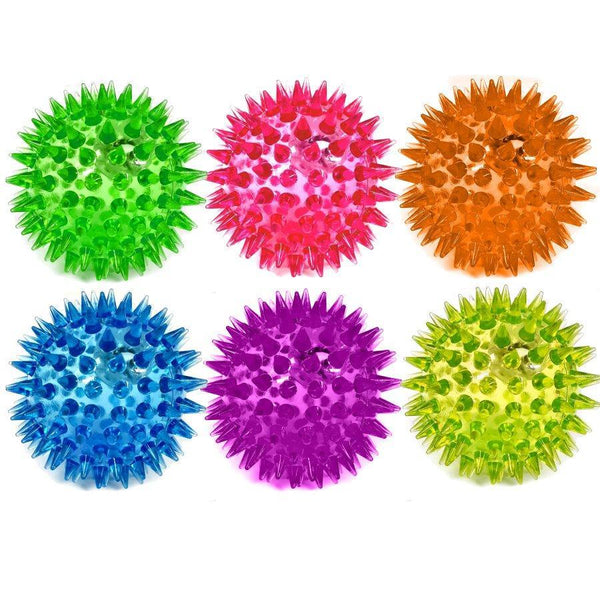 Spiky Sensory Squeaky Ball (Purple)