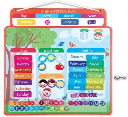 Janod Magnetic Calendar - Jouets LOL Toys