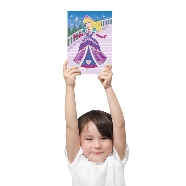 Melissa & Doug Mess-Free Glitter Princess & Fairy Scenes