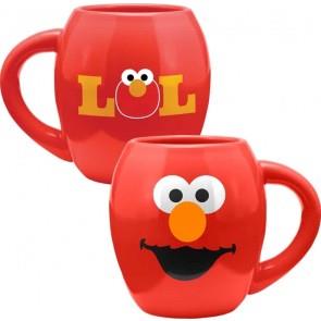 Sesame Street Elmo Oval Ceramic Mug - Jouets LOL Toys
