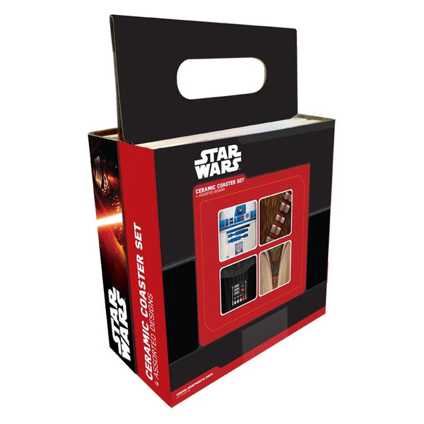 Star Wars 4 Pcs Ceramic Coaster Set - Jouets LOL Toys
