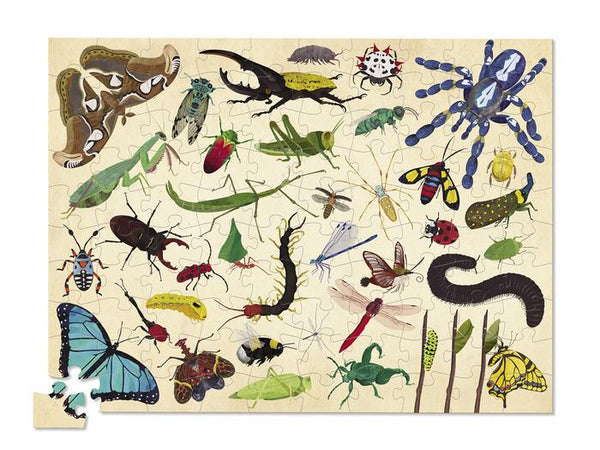 Crocodile Creek Insects Puzzle 100Pcs - Jouets LOL Toys