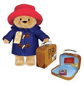 Paddington Bear Suitcase Plush - Jouets LOL Toys