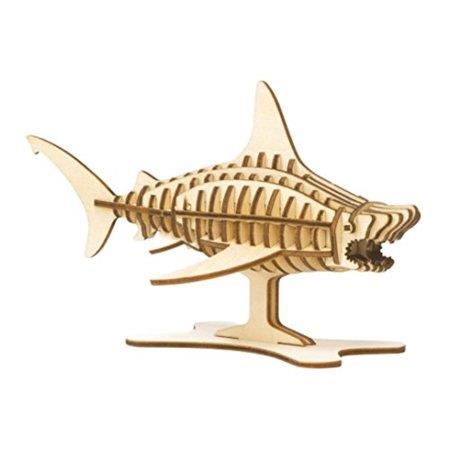 Incredibuilds Great White Shark 3D Model - Jouets LOL Toys