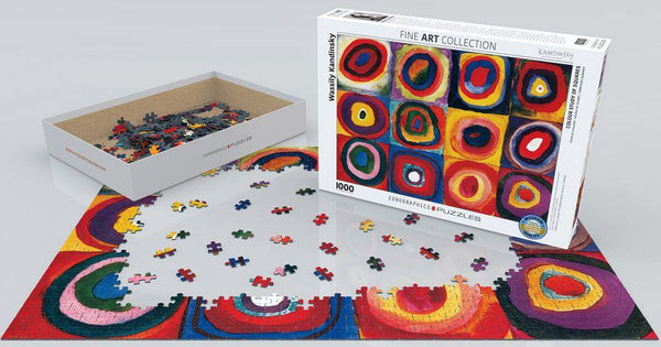 Puzzle Kandinsky's Colour Study of Squares (1000pcs)