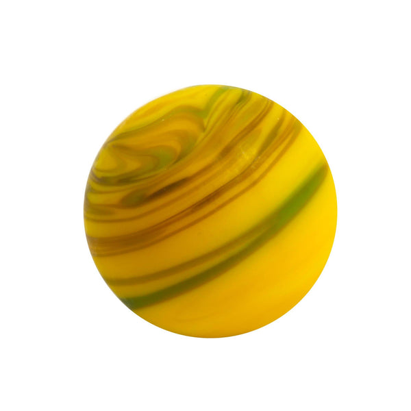 House of Marbles Handmade Sandstorm (Yellow) 22mm