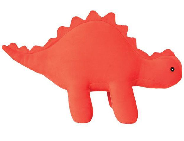 Manhattan Toy Velveteen Dino Stegosaurus - Gummy (Red)