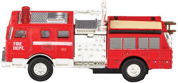 Die Cast Fire Engine Car Pull Back