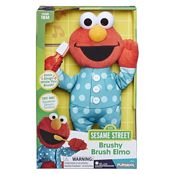 Sesame Street Brushy Brush Elmo Plush