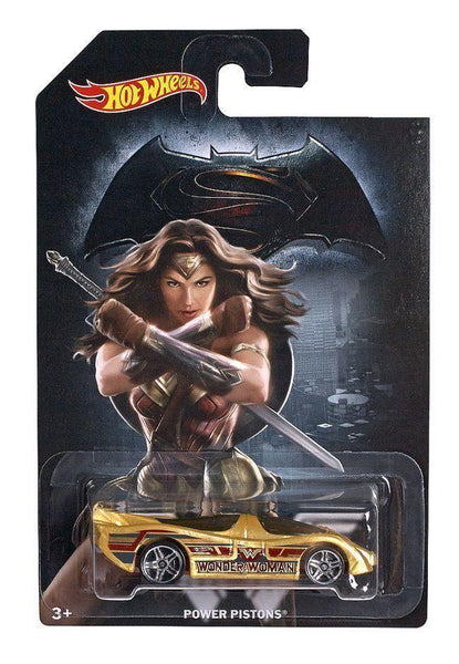 DC Hot Wheels Cars Batman v Superman (Wonder Woman Power Pistons)