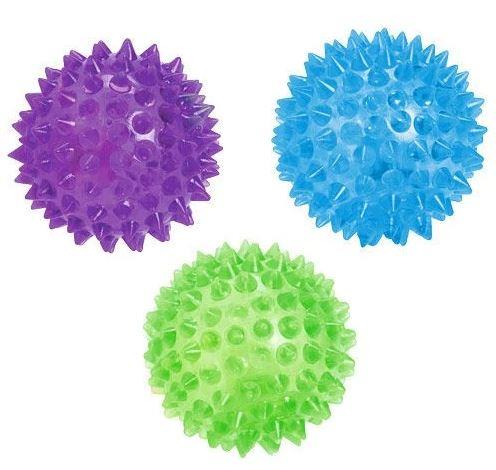 Spiky Sensory Squeaky Ball (Purple)