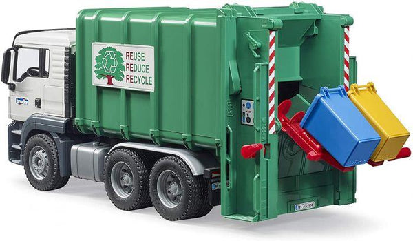 Bruder Reer Loading Garbage Recycling Truck - 3763 - Jouets LOL Toys