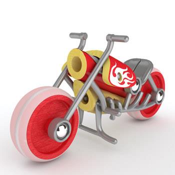 Hape Bamboo Motorcycle E-Chopper - Jouets LOL Toys