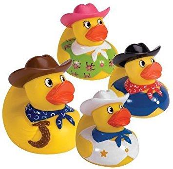 Schylling Rubber Duck Cowboy (Brown)