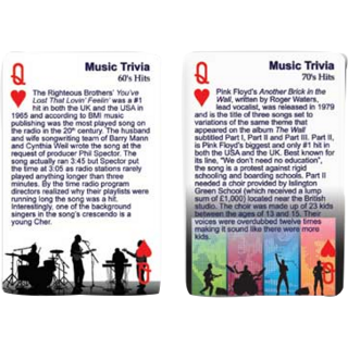 Music Trivia Playing Cards - Jouets LOL Toys