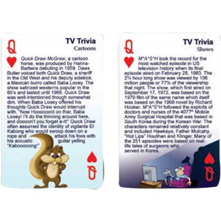 TV Trivia Playing Cards - Jouets LOL Toys