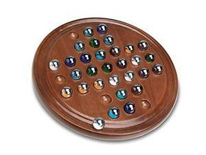 Wooden Solitaire with Marbles - Jouets LOL Toys