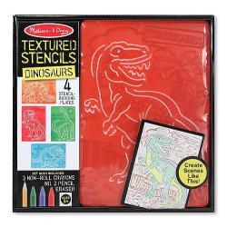 Melissa & Doug Textured Stencils Dinosaur - Jouets LOL Toys