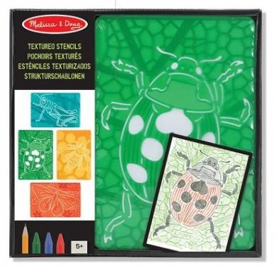 Melissa & Doug Textured Stencils Insects - Jouets LOL Toys