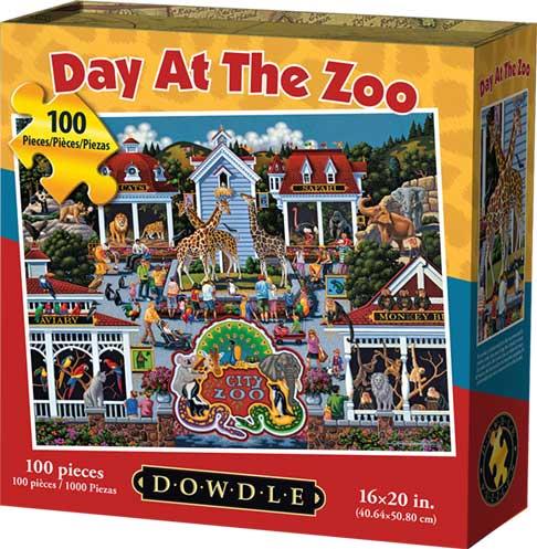 Day at the Zoo 100Pc Puzzle - Jouets LOL Toys